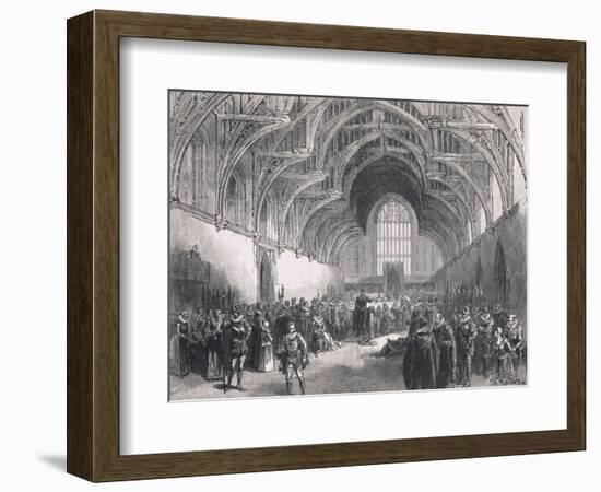 State Trial in Westminster Hall in the Time of Elizabeth I-Hieronymus Bosch-Framed Giclee Print