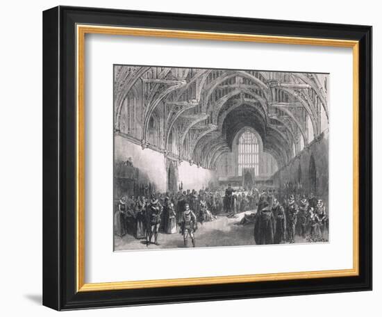 State Trial in Westminster Hall in the Time of Elizabeth I-Hieronymus Bosch-Framed Giclee Print