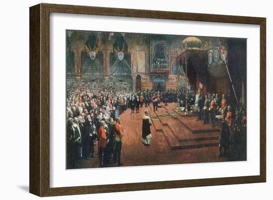 State Visit of Queen Victoria to the Glasgow International Exhibition, 22 August 1888-Sir John Lavery-Framed Giclee Print