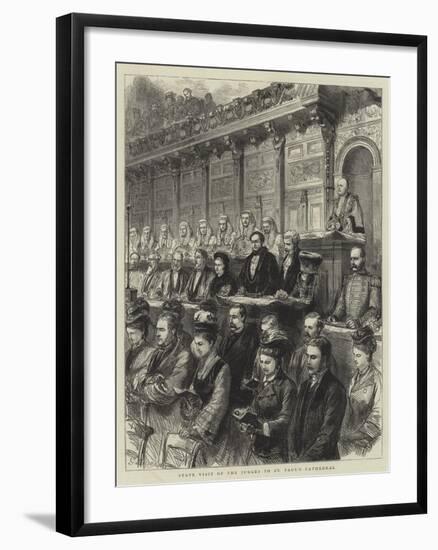 State Visit of the Judges to St Paul's Cathedral-Godefroy Durand-Framed Giclee Print