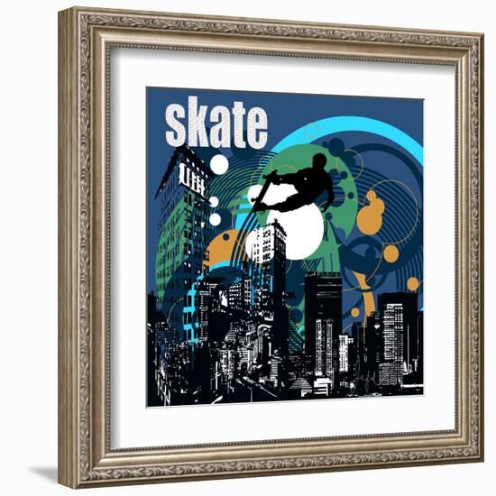 StateBoard Life-Jean-François Dupuis-Framed Art Print