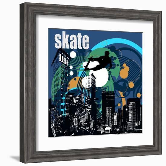 StateBoard Life-Jean-François Dupuis-Framed Art Print