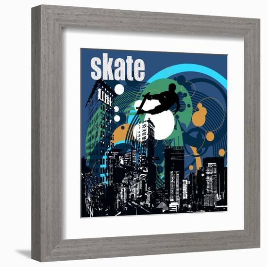 StateBoard Life-Jean-François Dupuis-Framed Art Print