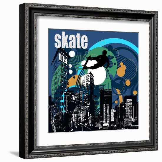 StateBoard Life-Jean-François Dupuis-Framed Art Print