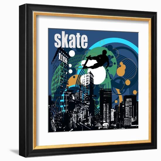 StateBoard Life-Jean-François Dupuis-Framed Art Print