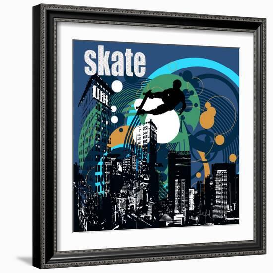 StateBoard Life-Jean-François Dupuis-Framed Premium Giclee Print