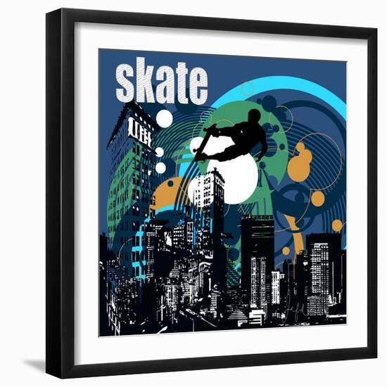 StateBoard Life-Jean-François Dupuis-Framed Art Print