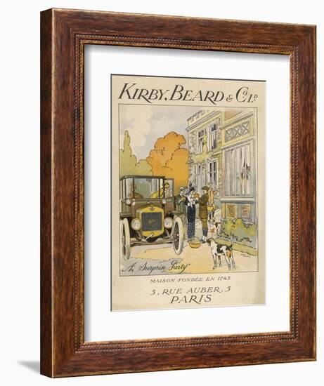 Stately Austin Brings Guests to a Stately Home-Ren? Vincent-Framed Art Print