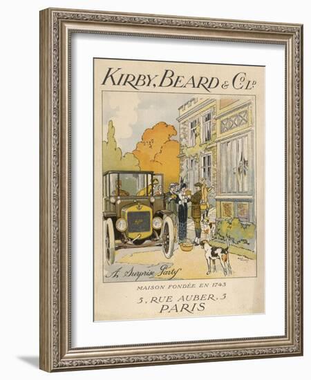 Stately Austin Brings Guests to a Stately Home-Ren? Vincent-Framed Art Print