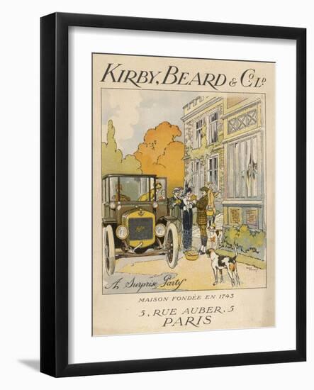 Stately Austin Brings Guests to a Stately Home-Ren? Vincent-Framed Art Print