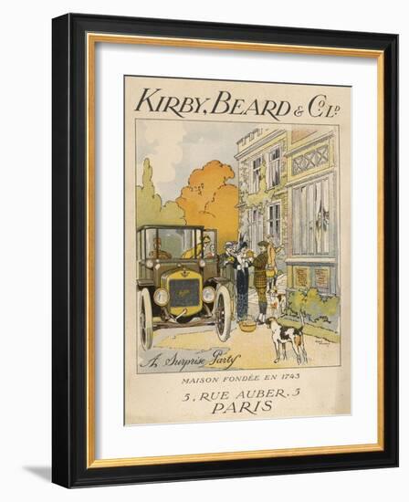 Stately Austin Brings Guests to a Stately Home-Ren? Vincent-Framed Art Print