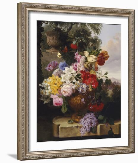 Stately Garden II-John Wainwright-Framed Giclee Print