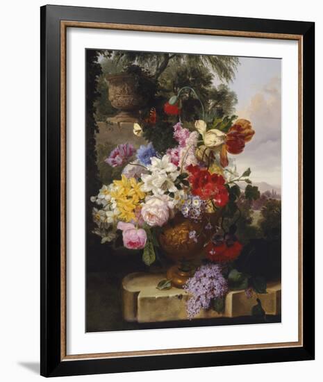 Stately Garden II-John Wainwright-Framed Giclee Print