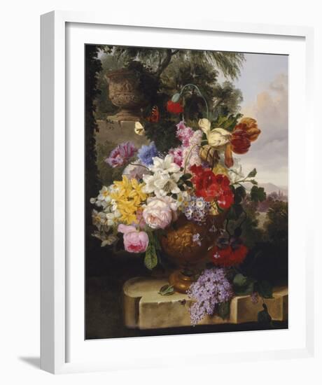 Stately Garden II-John Wainwright-Framed Giclee Print