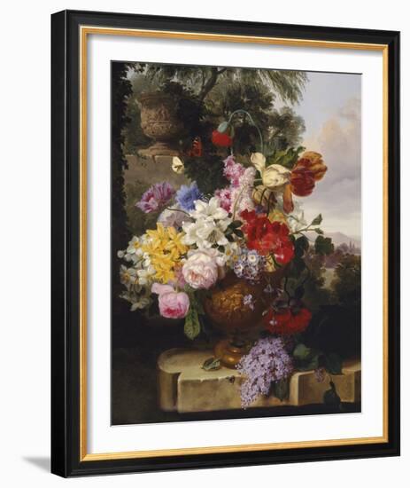 Stately Garden II-John Wainwright-Framed Giclee Print