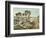 Staten Island and the Narrows from Fort Hamilton-Currier & Ives-Framed Giclee Print
