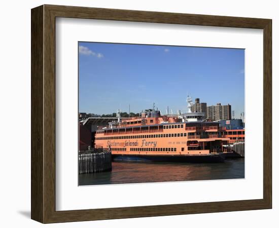 Staten Island Ferry, New York City, United States of America, North America-Wendy Connett-Framed Photographic Print