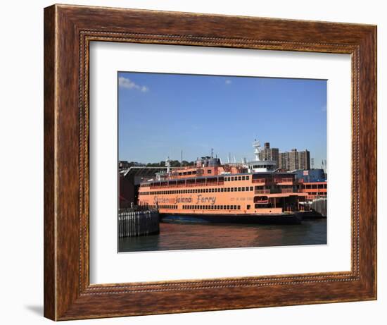 Staten Island Ferry, New York City, United States of America, North America-Wendy Connett-Framed Photographic Print