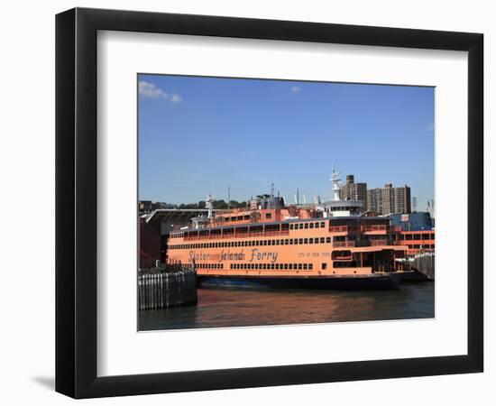 Staten Island Ferry, New York City, United States of America, North America-Wendy Connett-Framed Photographic Print