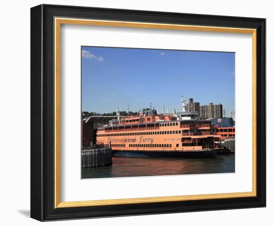 Staten Island Ferry, New York City, United States of America, North America-Wendy Connett-Framed Photographic Print