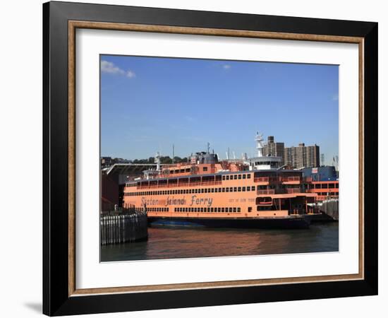 Staten Island Ferry, New York City, United States of America, North America-Wendy Connett-Framed Photographic Print