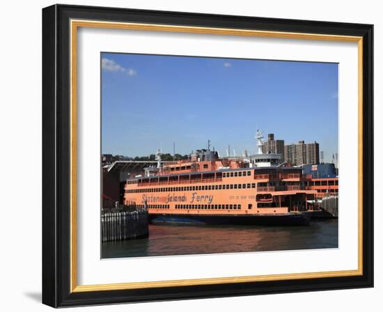 Staten Island Ferry, New York City, United States of America, North America-Wendy Connett-Framed Photographic Print