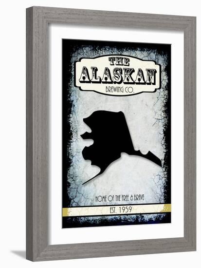 States Brewing Co Alaska-LightBoxJournal-Framed Giclee Print