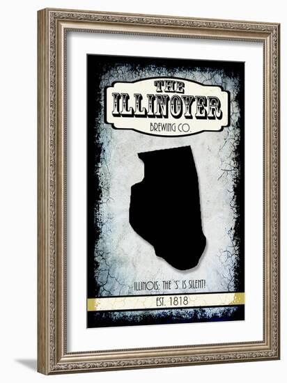 States Brewing Co Illinois-LightBoxJournal-Framed Giclee Print