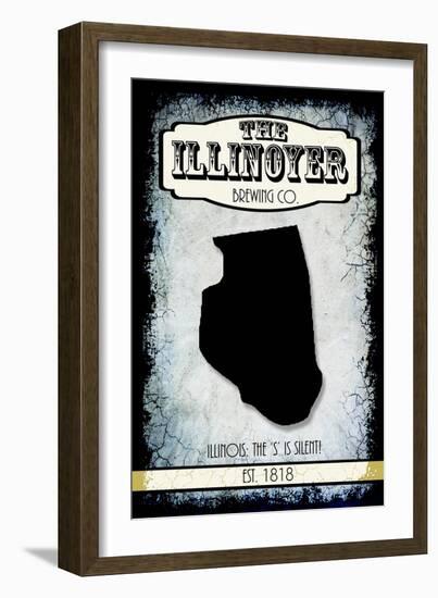 States Brewing Co Illinois-LightBoxJournal-Framed Giclee Print