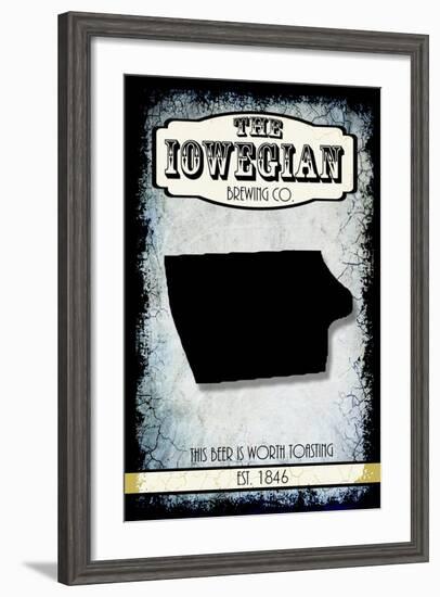 States Brewing Co Iowa-LightBoxJournal-Framed Giclee Print