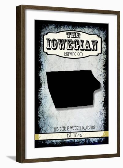 States Brewing Co Iowa-LightBoxJournal-Framed Giclee Print