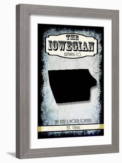 States Brewing Co Iowa-LightBoxJournal-Framed Giclee Print