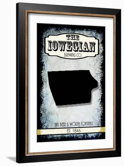 States Brewing Co Iowa-LightBoxJournal-Framed Giclee Print