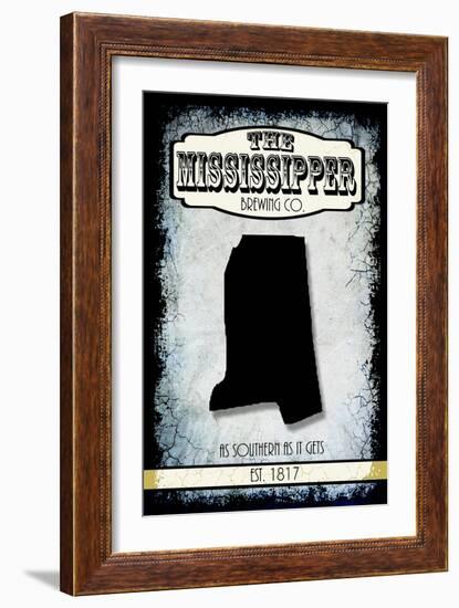 States Brewing Co Mississippi-LightBoxJournal-Framed Giclee Print