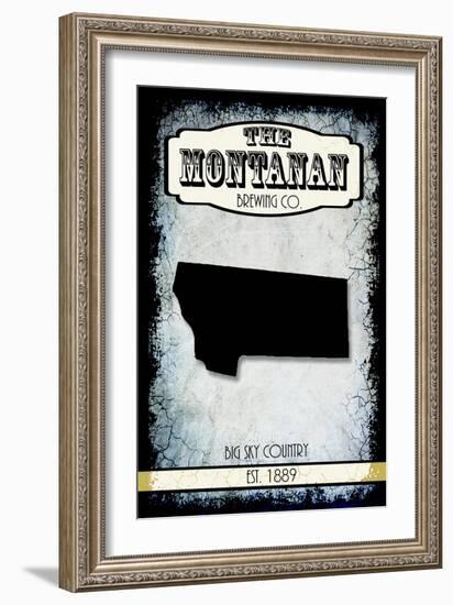 States Brewing Co Montana-LightBoxJournal-Framed Giclee Print