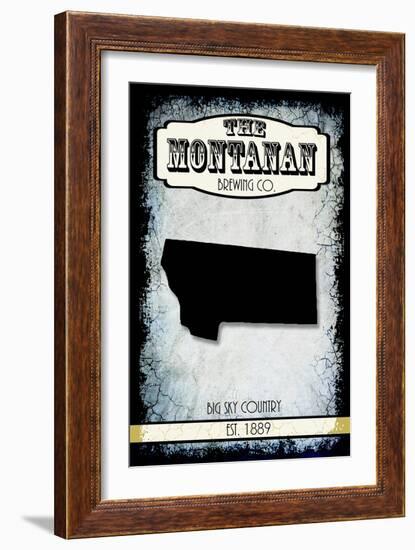 States Brewing Co Montana-LightBoxJournal-Framed Giclee Print