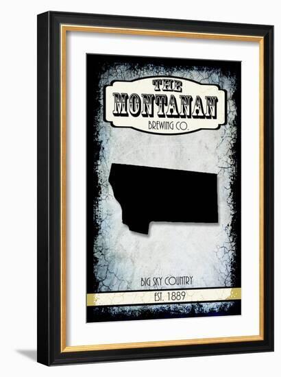 States Brewing Co Montana-LightBoxJournal-Framed Giclee Print