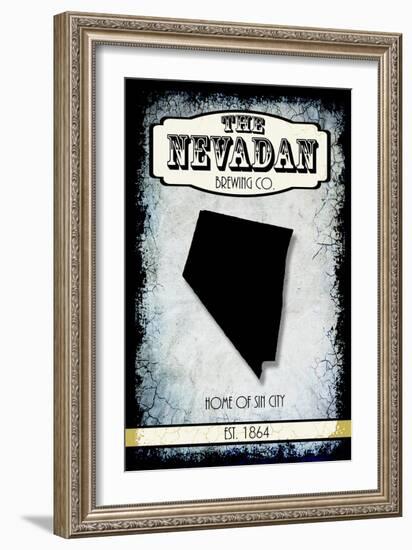 States Brewing Co Nevada-LightBoxJournal-Framed Giclee Print