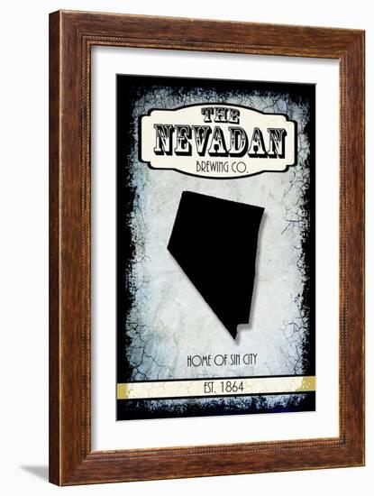 States Brewing Co Nevada-LightBoxJournal-Framed Giclee Print