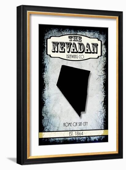 States Brewing Co Nevada-LightBoxJournal-Framed Giclee Print