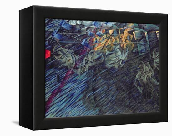 States of Mind: Those Who Go, 1911-Umberto Boccioni-Framed Premier Image Canvas