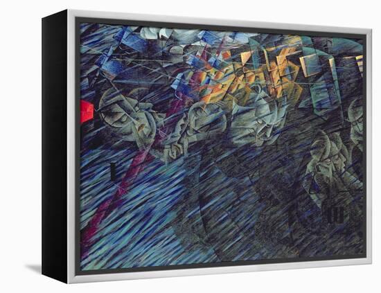 States of Mind: Those Who Go, 1911-Umberto Boccioni-Framed Premier Image Canvas