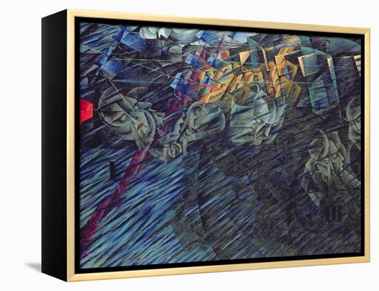 States of Mind: Those Who Go, 1911-Umberto Boccioni-Framed Premier Image Canvas