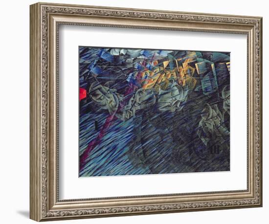 States of Mind: Those Who Go, 1911-Umberto Boccioni-Framed Giclee Print