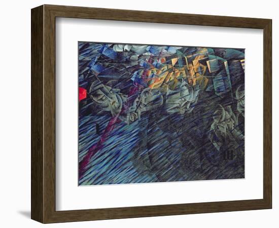 States of Mind: Those Who Go, 1911-Umberto Boccioni-Framed Giclee Print