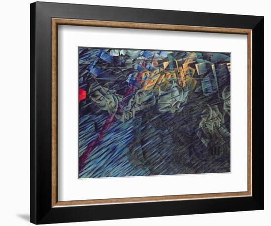 States of Mind: Those Who Go, 1911-Umberto Boccioni-Framed Giclee Print