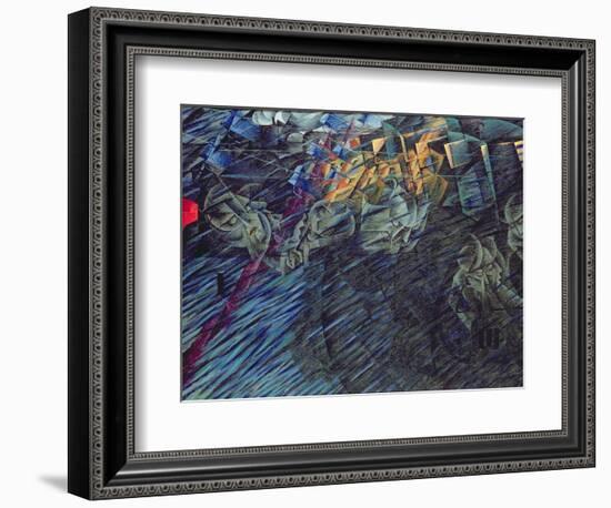 States of Mind: Those Who Go, 1911-Umberto Boccioni-Framed Giclee Print