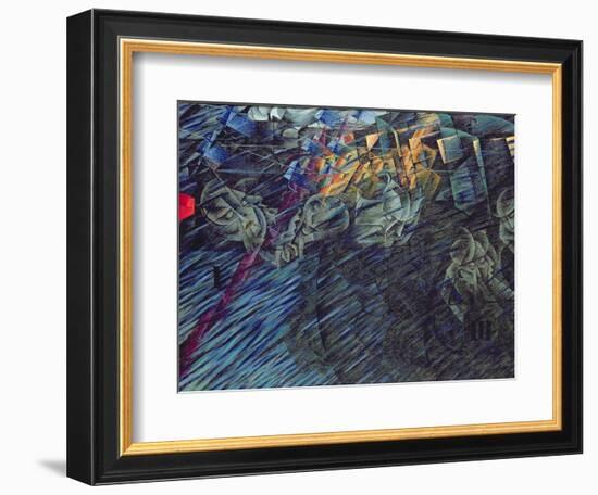 States of Mind: Those Who Go, 1911-Umberto Boccioni-Framed Giclee Print