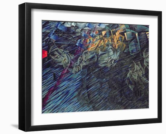 States of Mind: Those Who Go, 1911-Umberto Boccioni-Framed Giclee Print