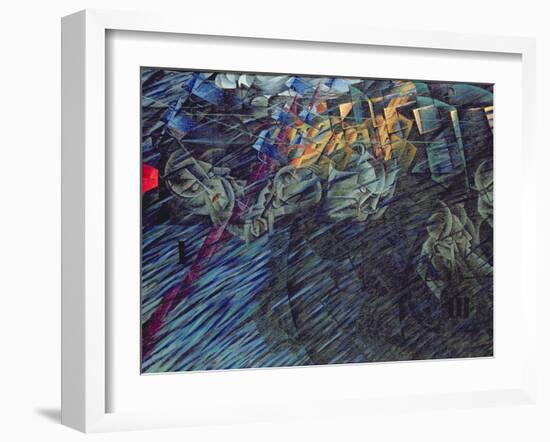 States of Mind: Those Who Go, 1911-Umberto Boccioni-Framed Giclee Print